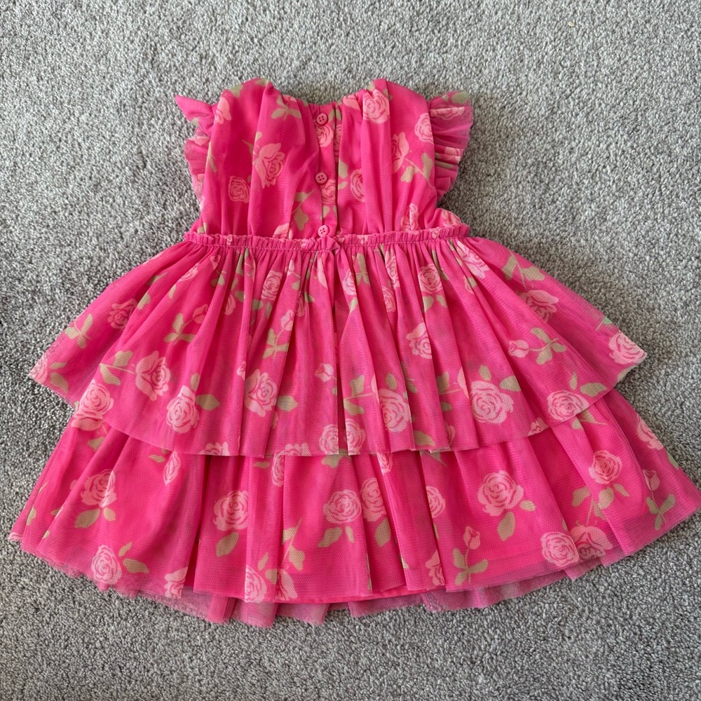 NWOT First Impressions pink baby dress - Picture 3 of 4